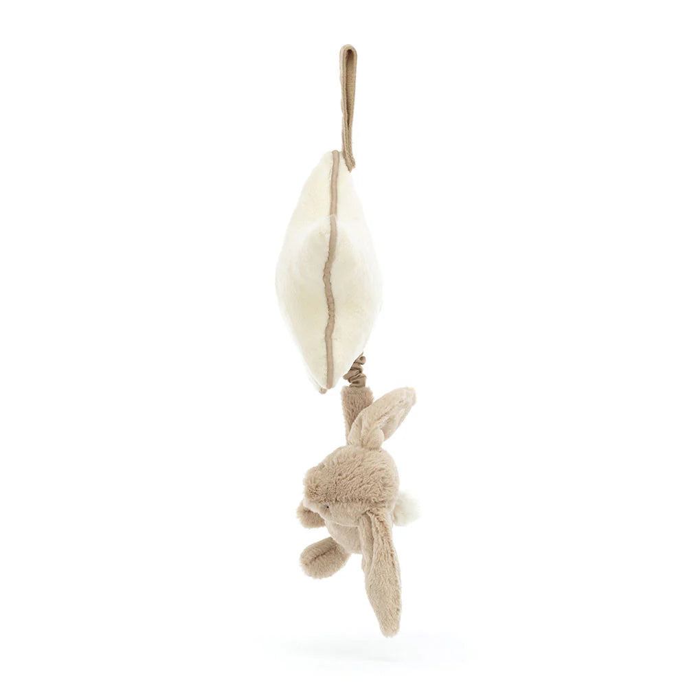 Jellycat Bashful Bunny Musical Pull | Beige