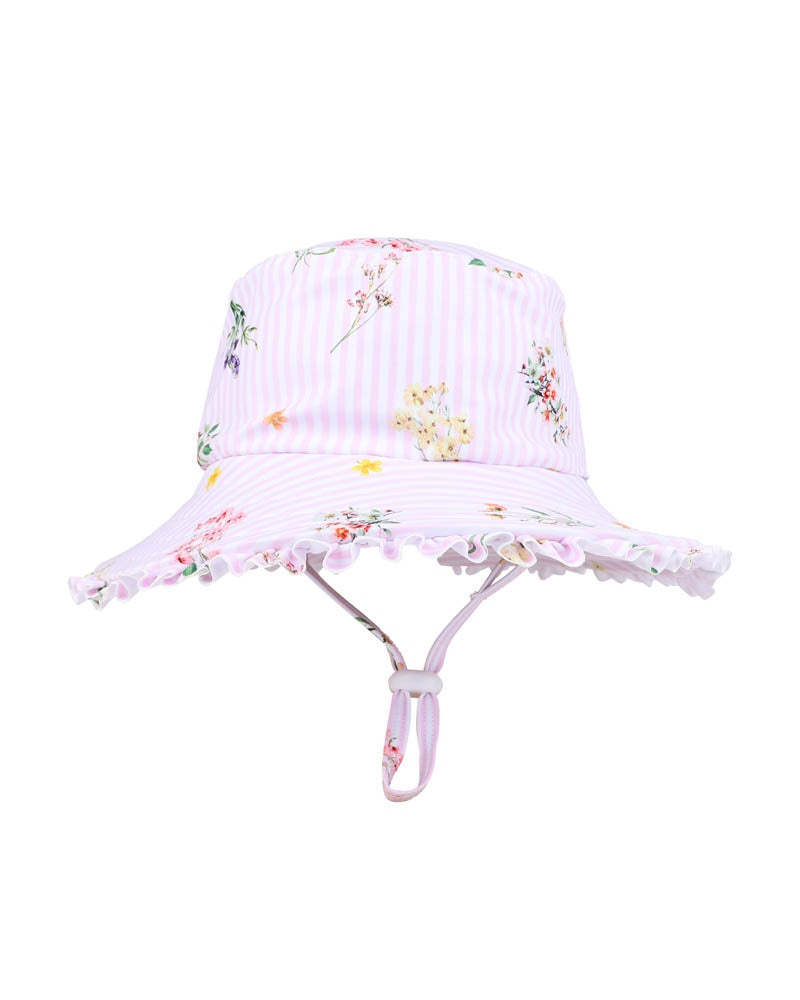 Myra Swim Hat w Quick Release Neck Tie