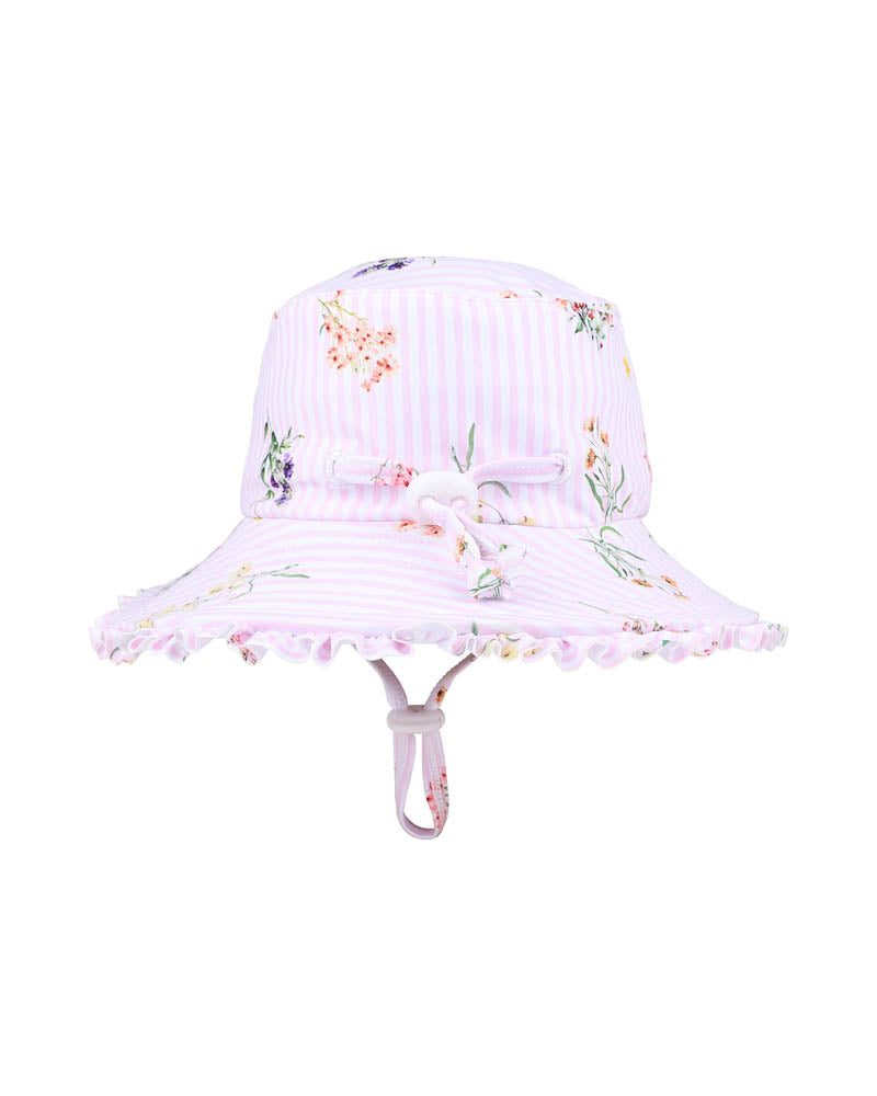 Myra Swim Hat w Quick Release Neck Tie