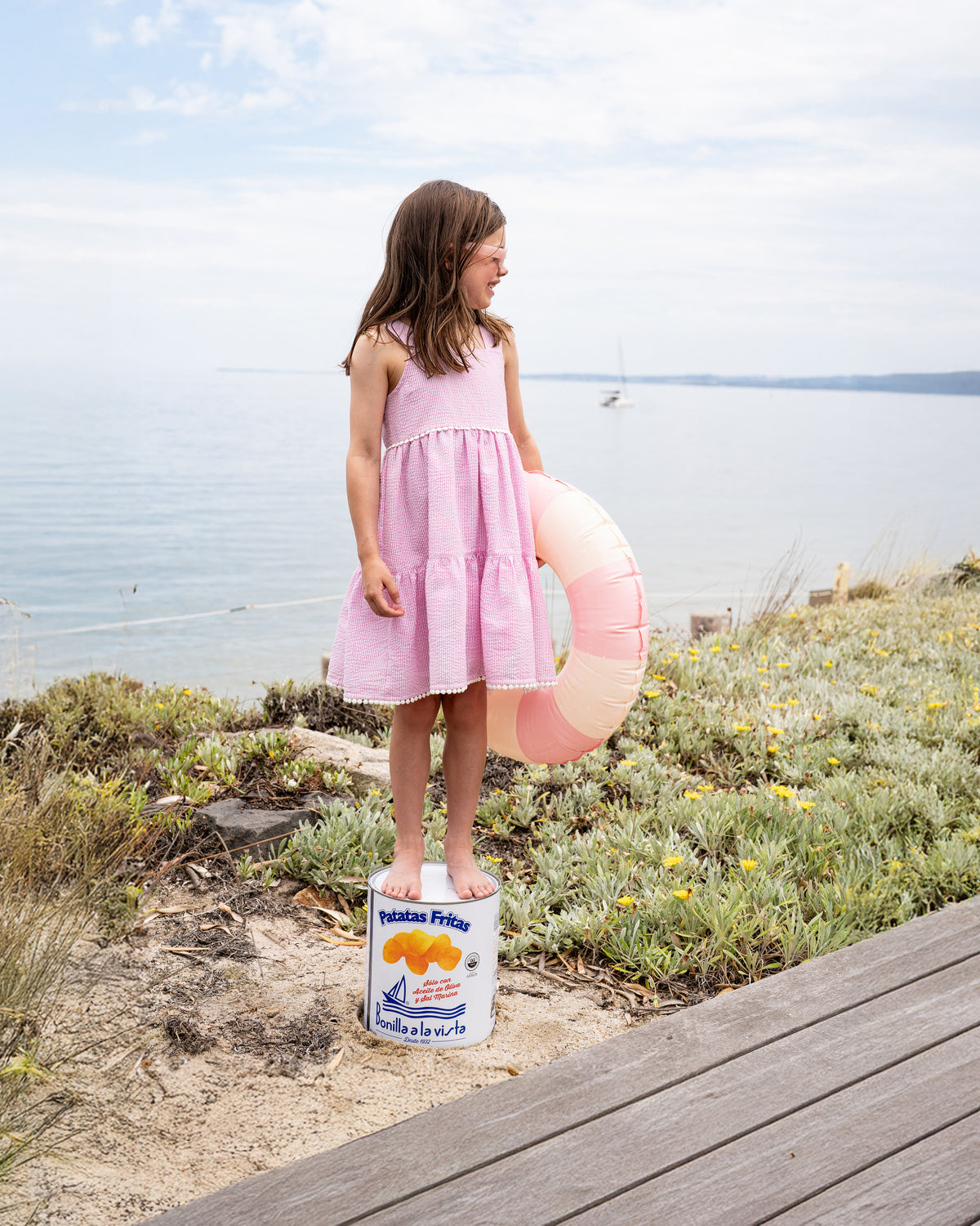 Pink Stripe Resort Sundress
