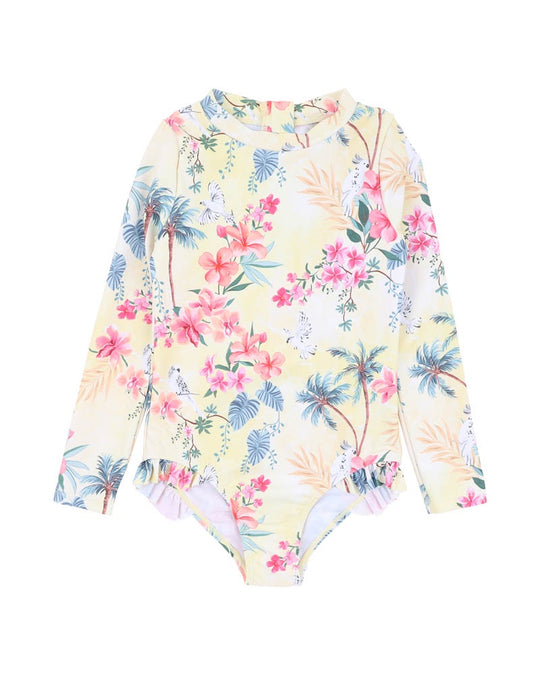 Milana Yellow LS Sunsuit | 3-7