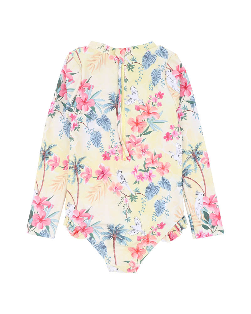 Milana Yellow LS Sunsuit | 3-7