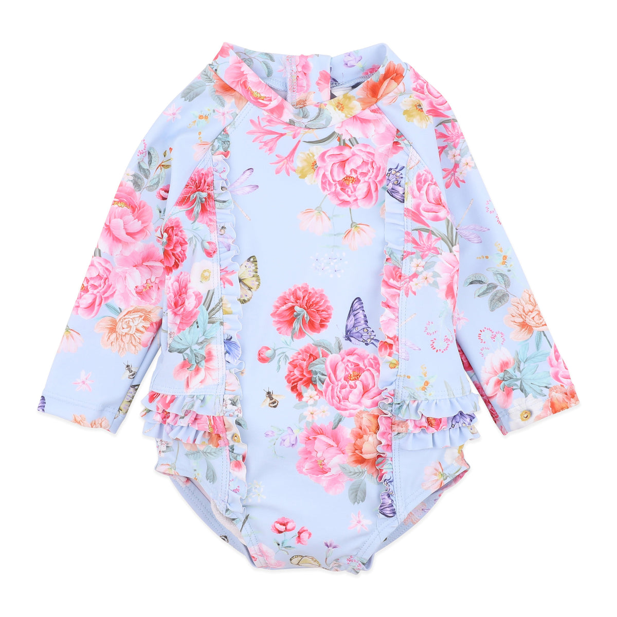 BIANCA BLUE LS SUNSUIT