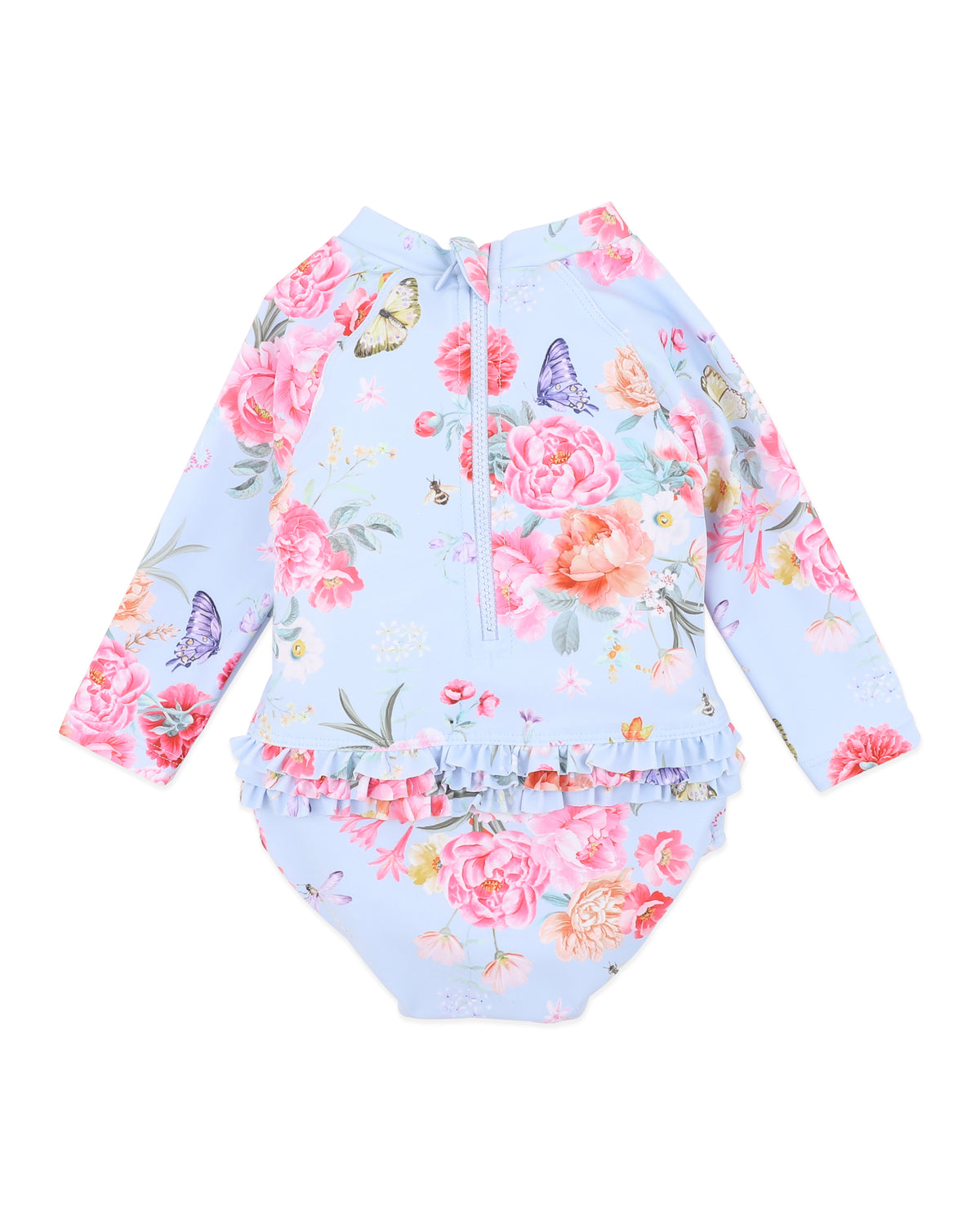 BIANCA BLUE LS SUNSUIT