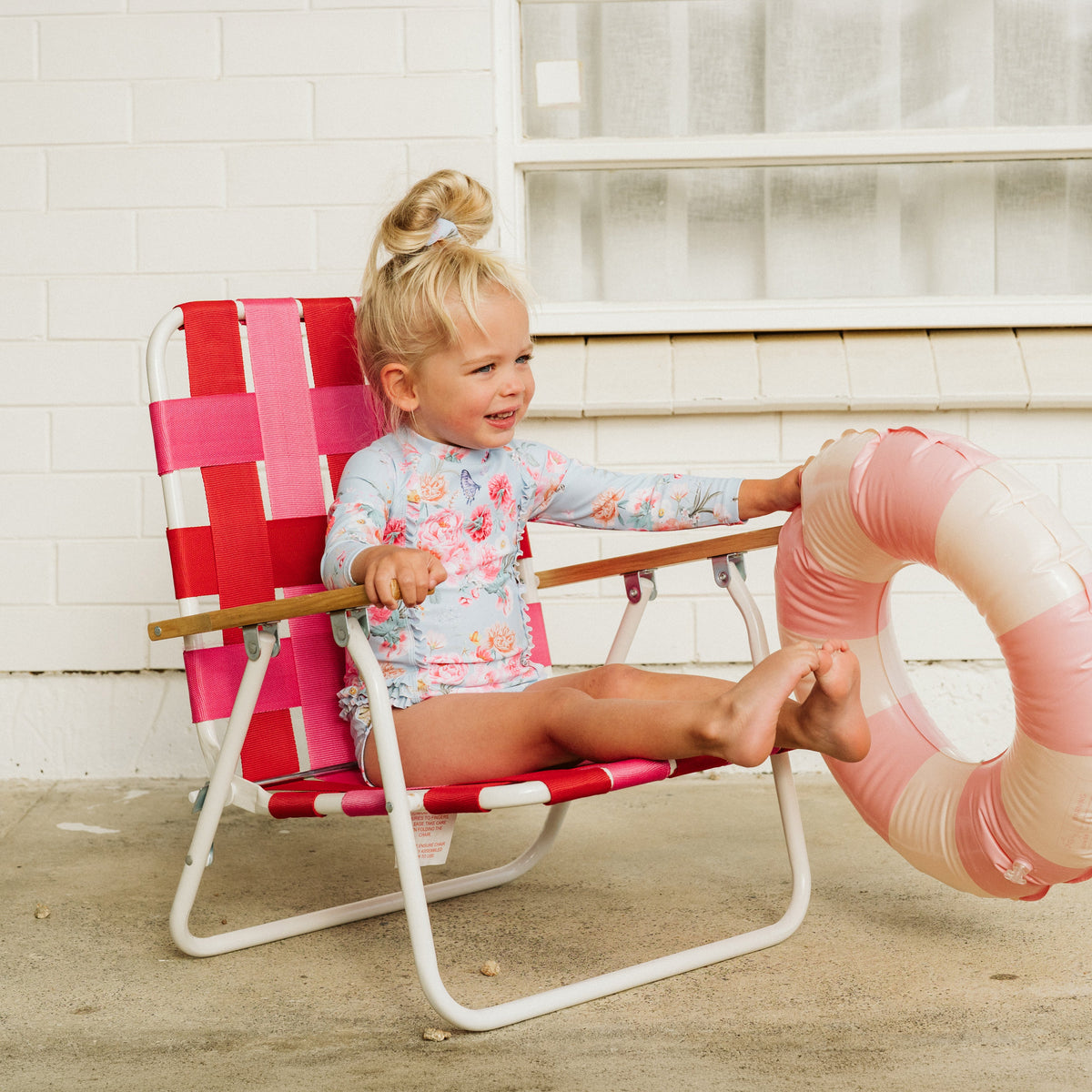 BIANCA BLUE LS SUNSUIT