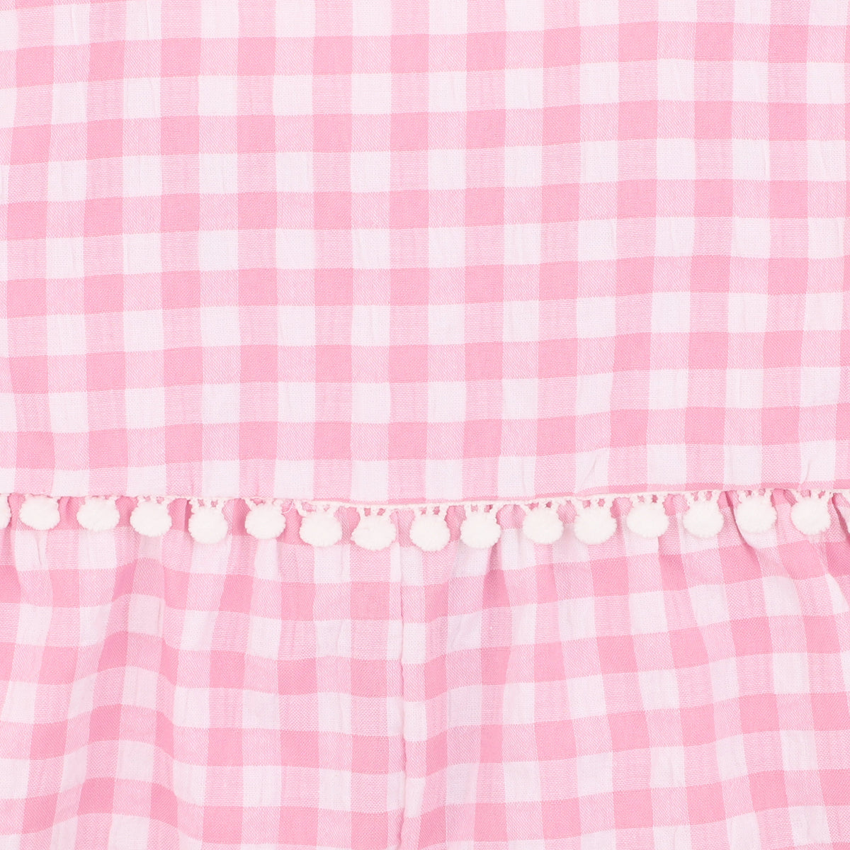 PINK GINGHAM PLAYSUIT