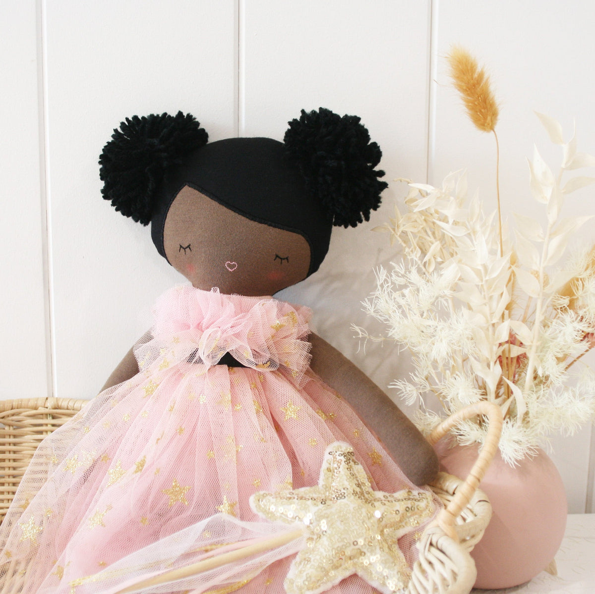 Alimrose Halle Ballerina Doll 48cm (Light Brown & Ebony)