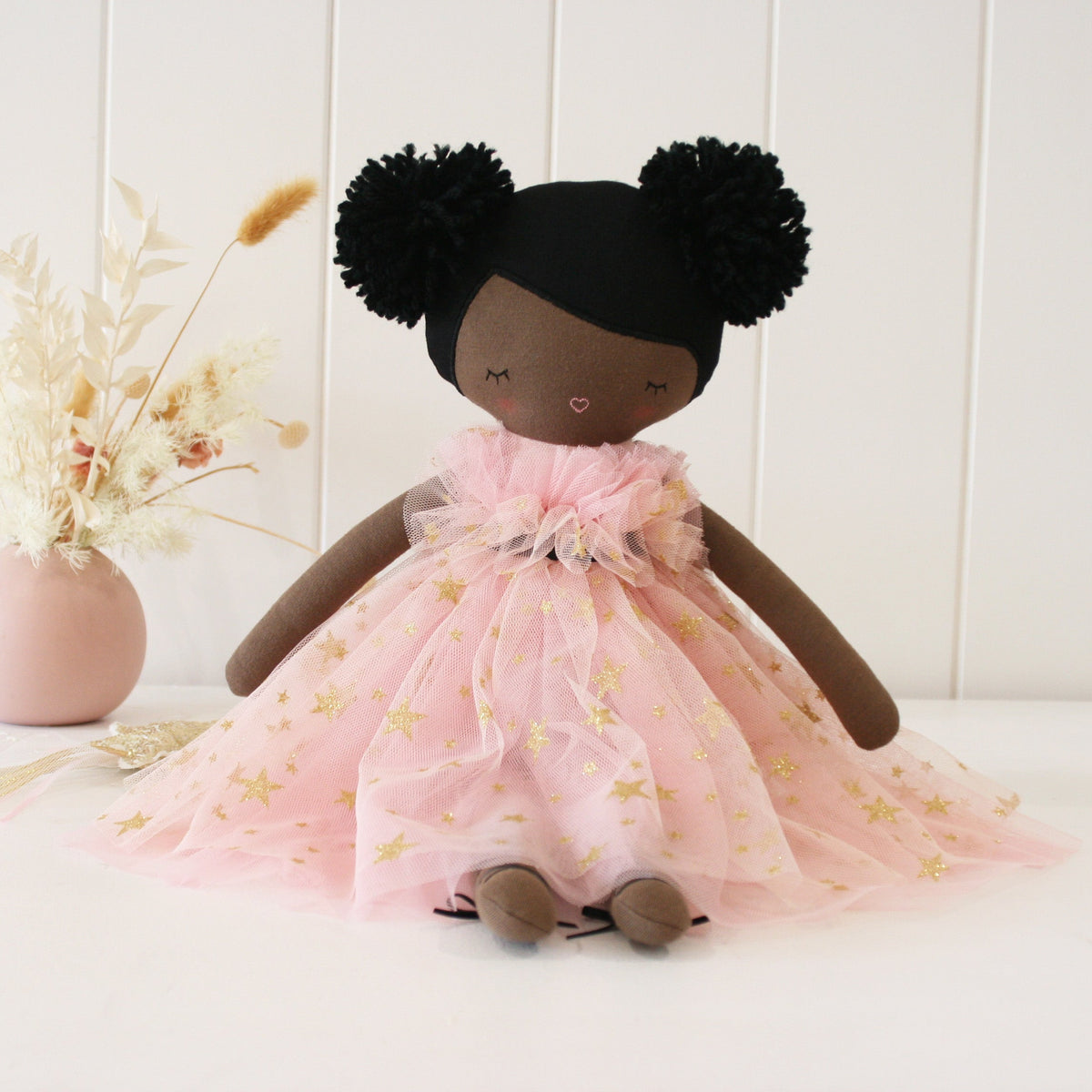 Alimrose Halle Ballerina Doll 48cm (Light Brown & Ebony)