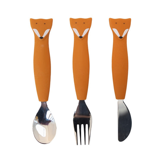 Silicone cutlery set 3-pack | Mr. Fox