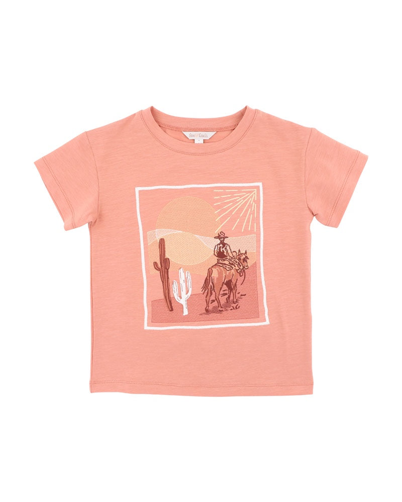 Abstract Oasis Desert Horse Tee