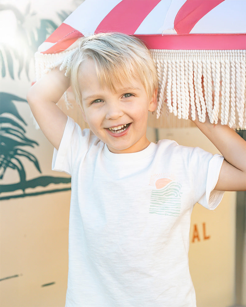 Surfs Up Save the Ocean Tee | 3-7