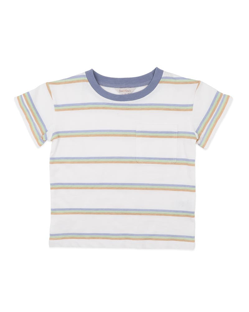 Wildlings Stripe Pocket Tee | 3-7