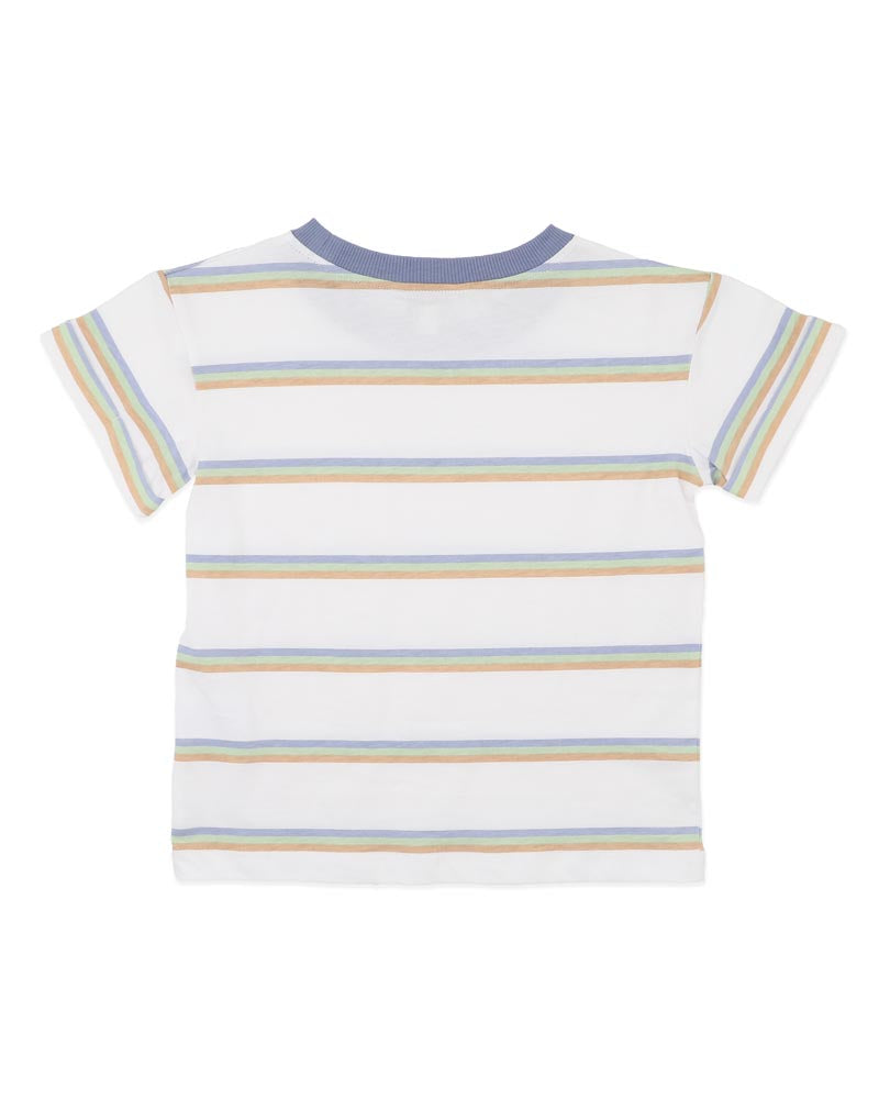 Wildlings Stripe Pocket Tee | 3-7