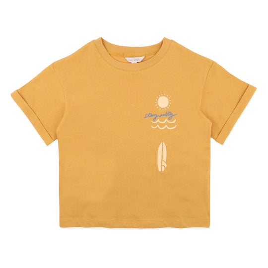 HAVANA STAY SALTY ORGANIC TEE 3-7Y