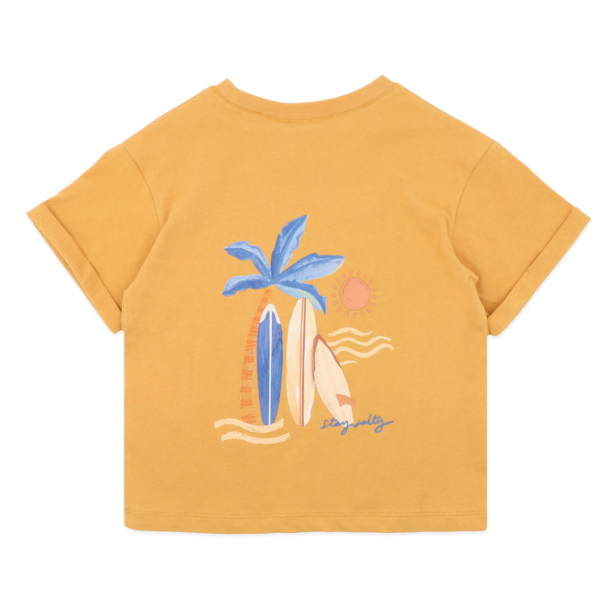 HAVANA STAY SALTY ORGANIC TEE 3-7Y