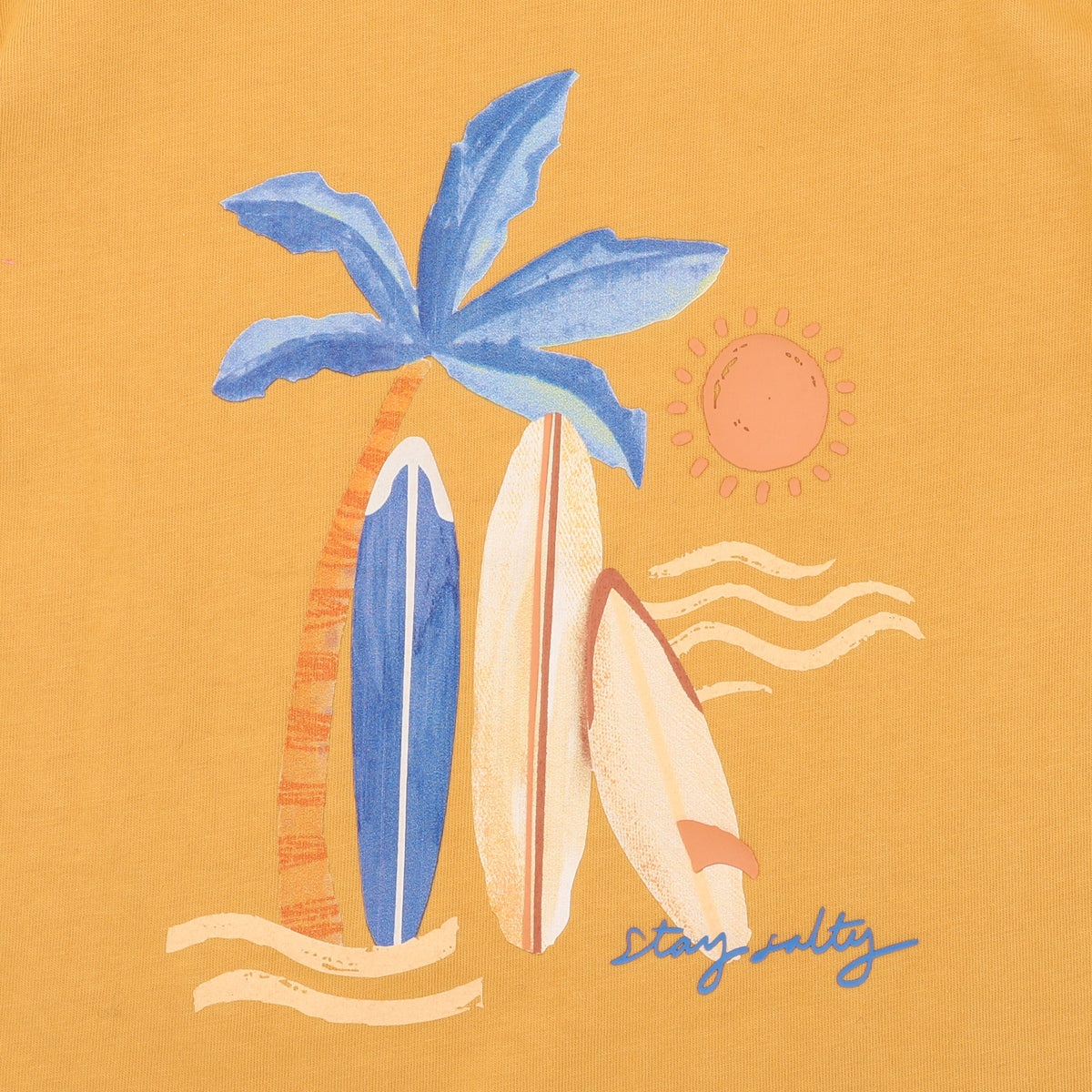 HAVANA STAY SALTY ORGANIC TEE 3-7Y