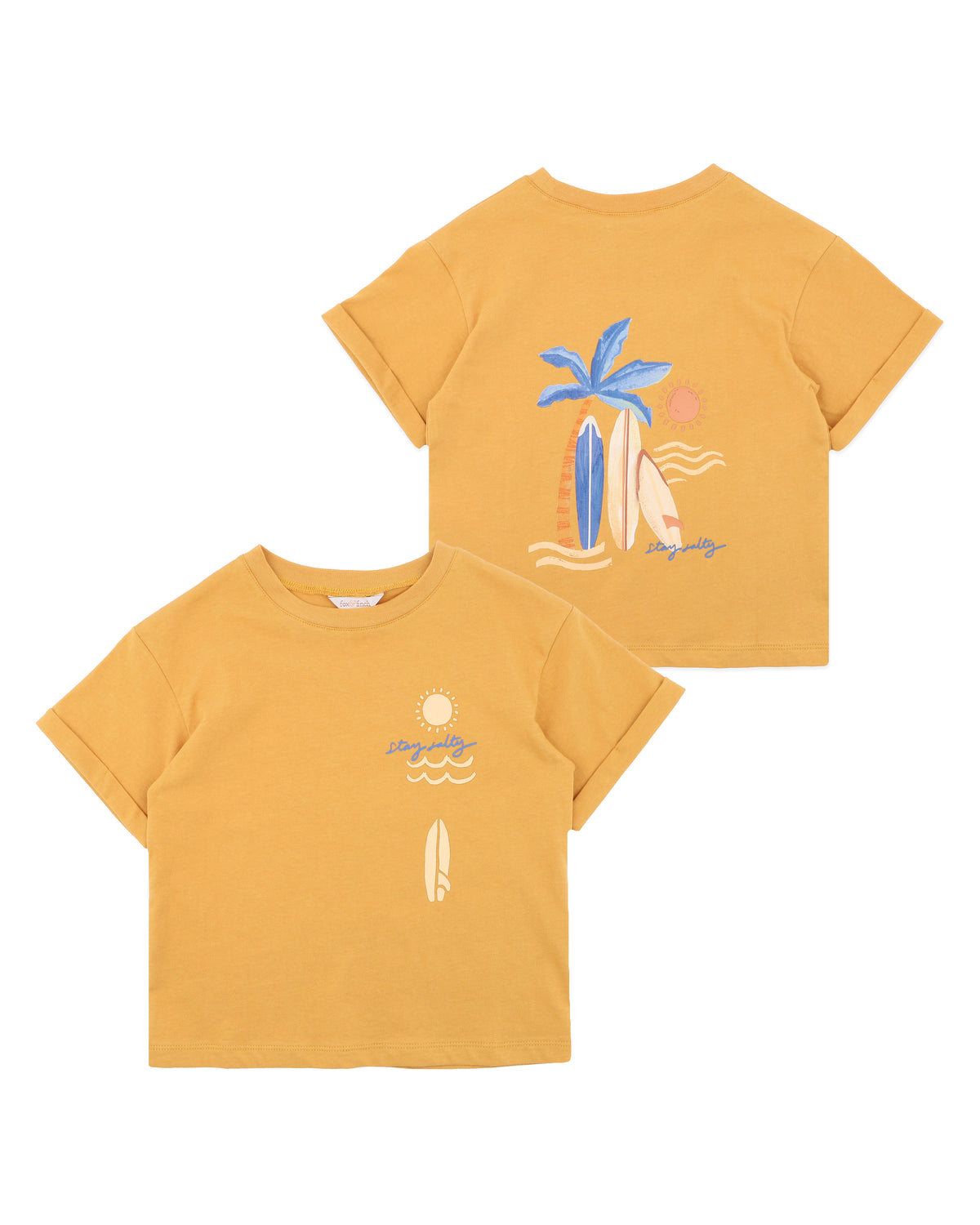 HAVANA STAY SALTY ORGANIC TEE 3-7Y