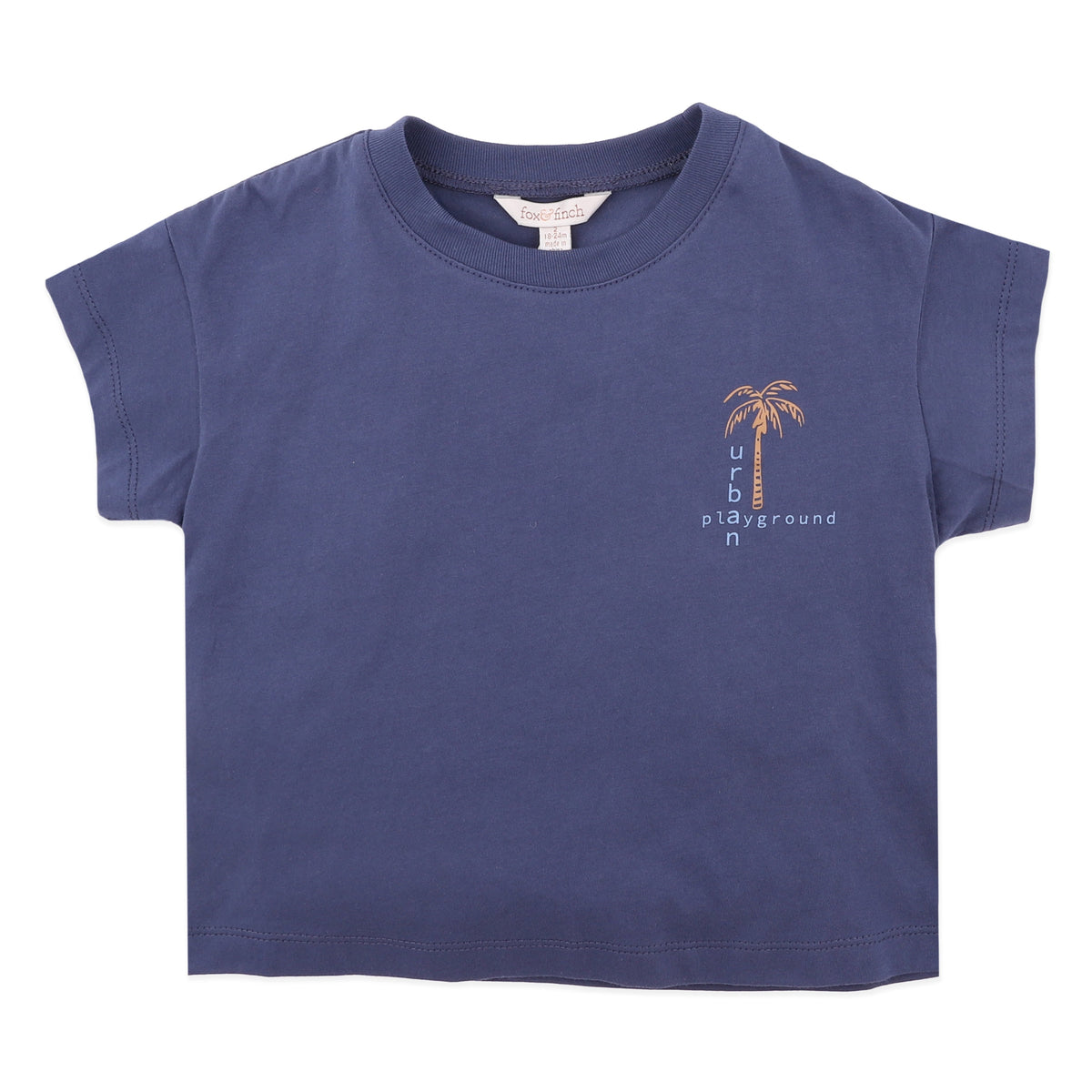 CASABLANCA ORGANIC PALM TEE 3-7Y