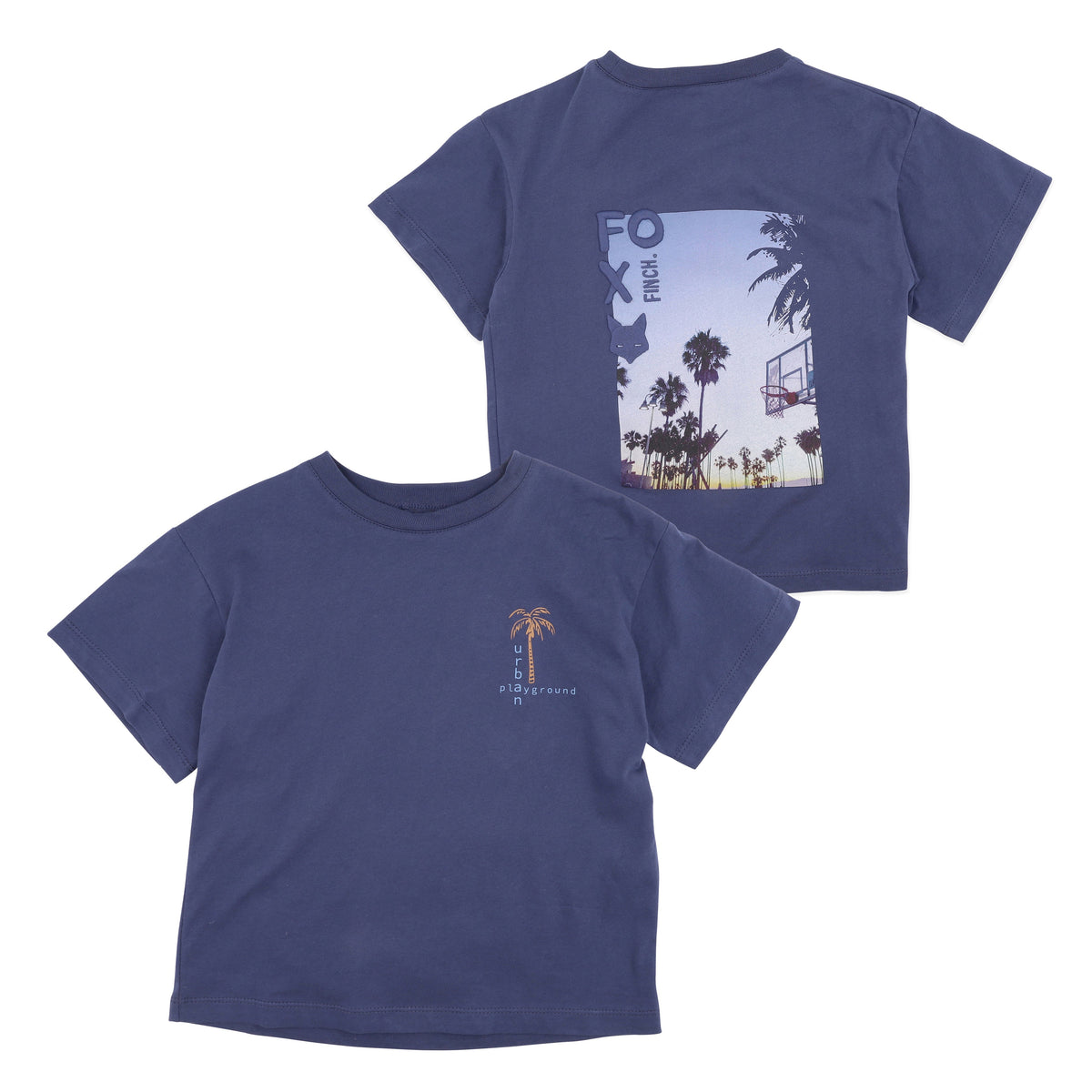 CASABLANCA ORGANIC PALM TEE 3-7Y