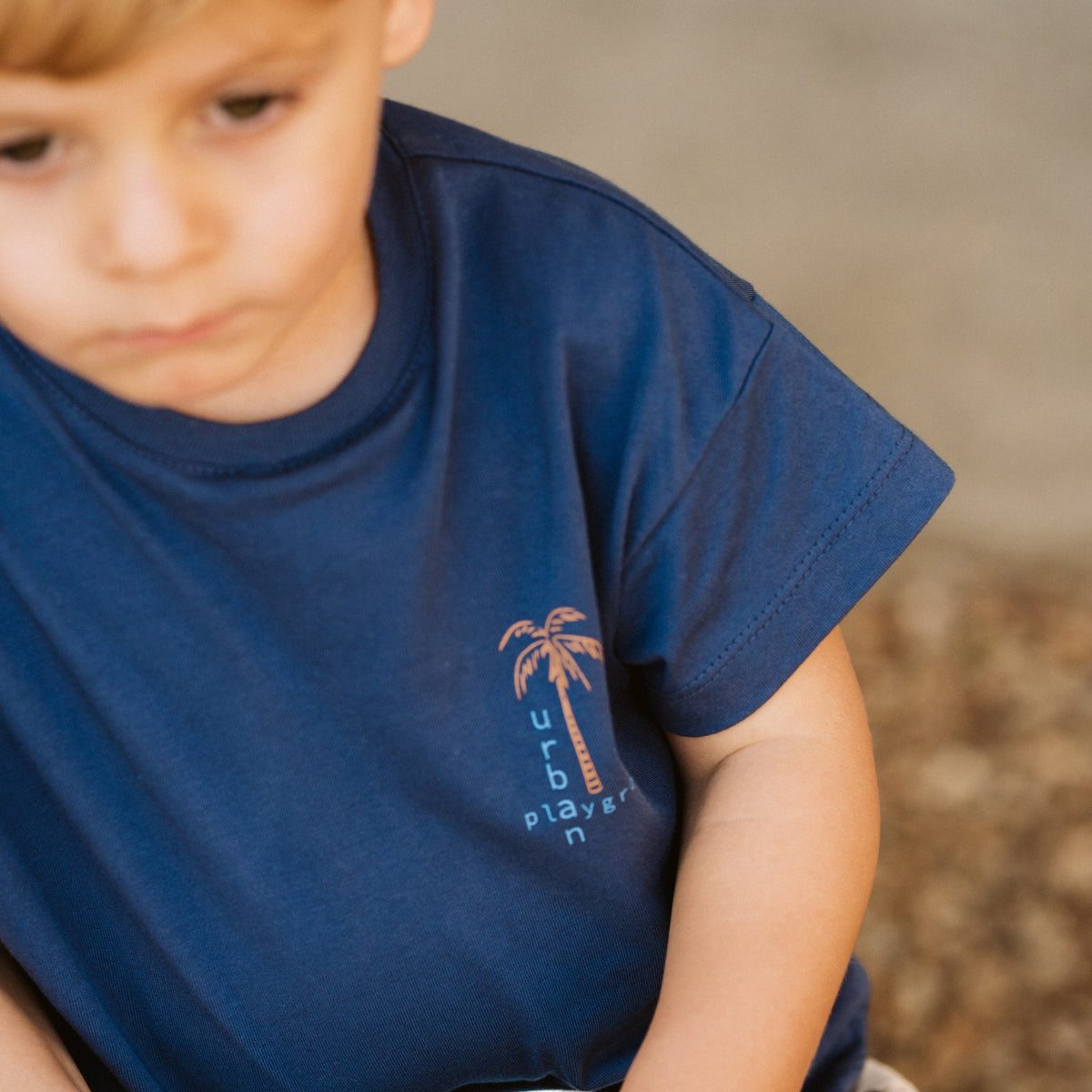 CASABLANCA ORGANIC PALM TEE 3-7Y