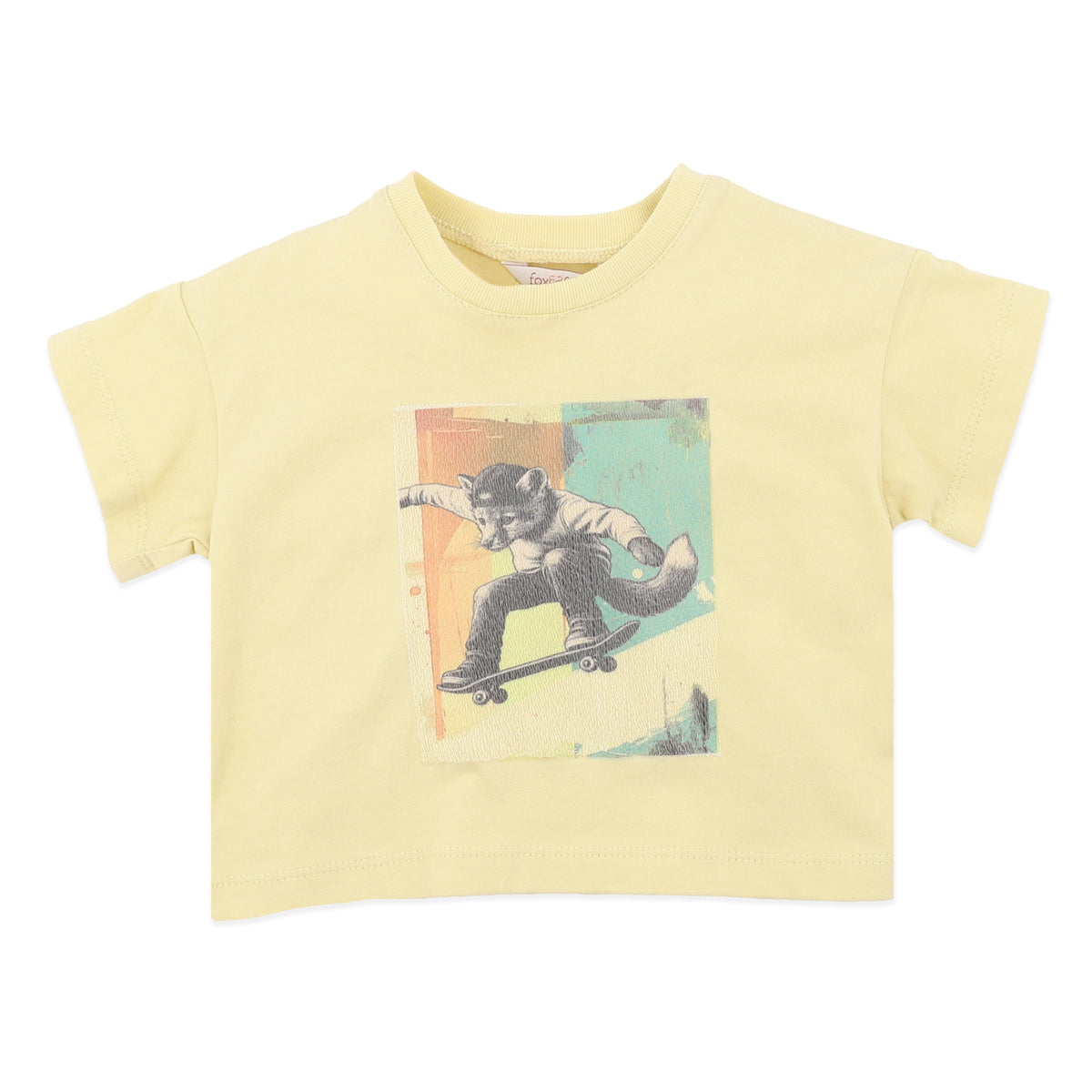 CASABLANCA SKATER FOX TEE 3-7Y