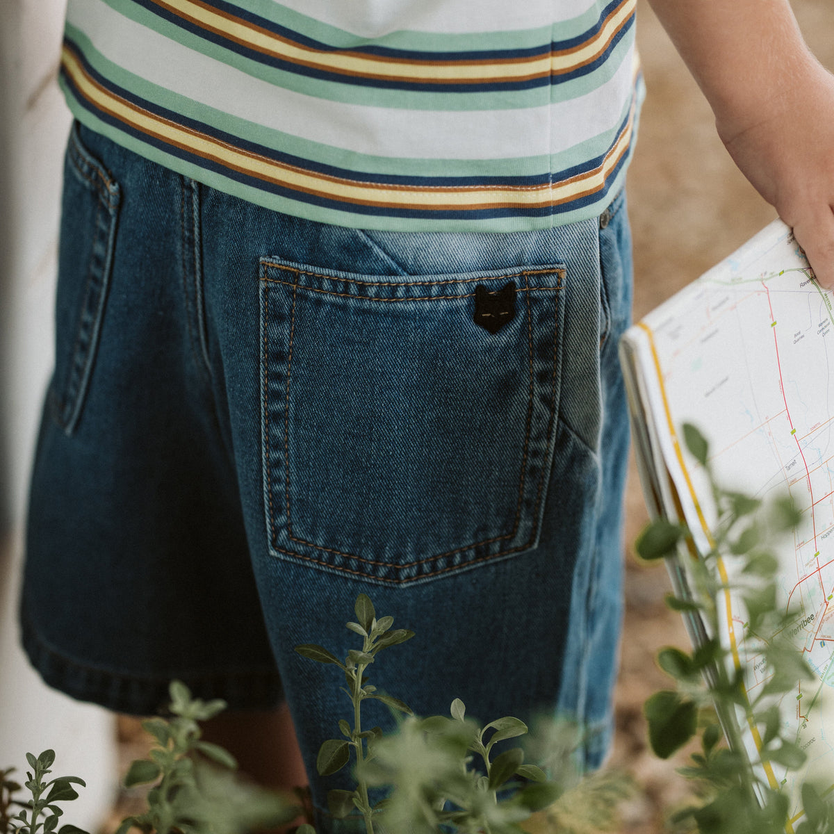 FOX DENIM SHORTS 3-7Y