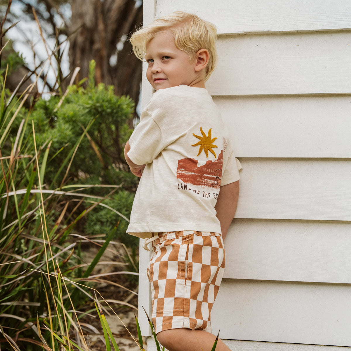 PHOENIX ORGANIC LAND OF THE SUN TEE 3-7Y