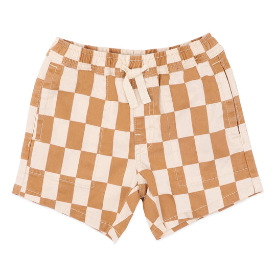 PHOENIX CHECKERBOARD SHORTS 3-7Y