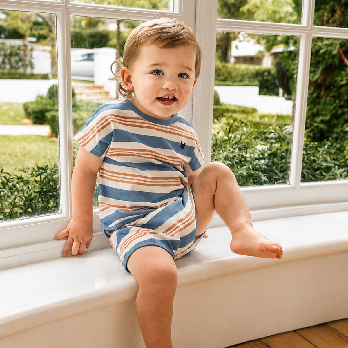 PHOENIX STRIPE SHORTS