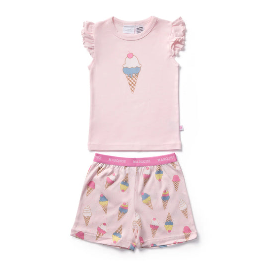 Ice Cream Frill Sleeve Pyjamas