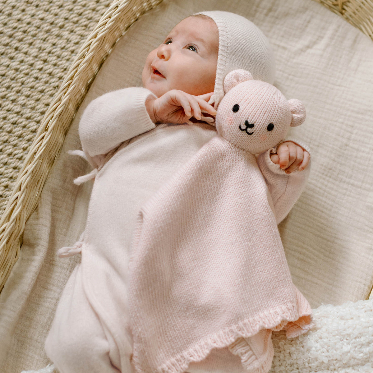 Baby bear lovey  | Blush