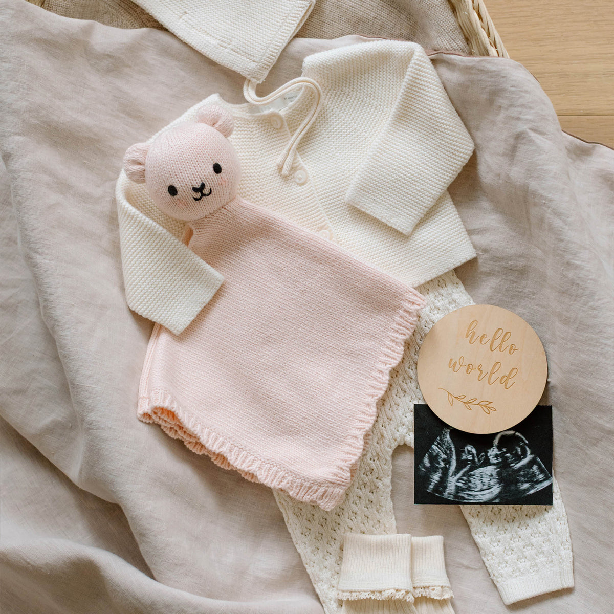 Baby bear lovey  | Blush