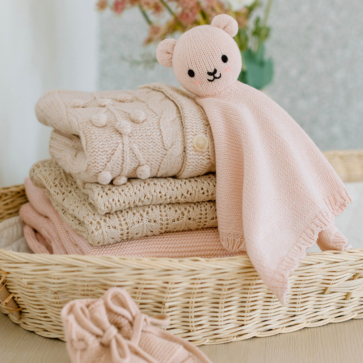 Baby bear lovey  | Blush