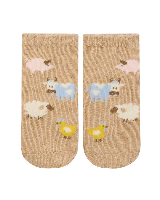 Organic Socks Ankle Jacquard | Farm Buddies