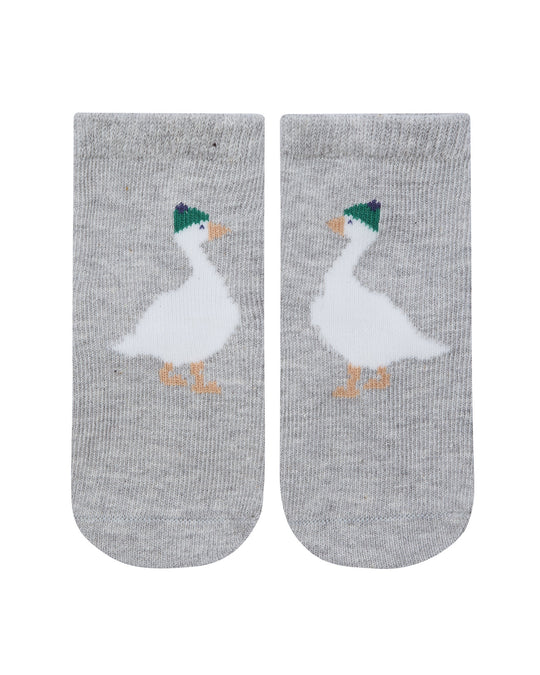 Organic Socks Ankle Jacquard | Lucie Goosie