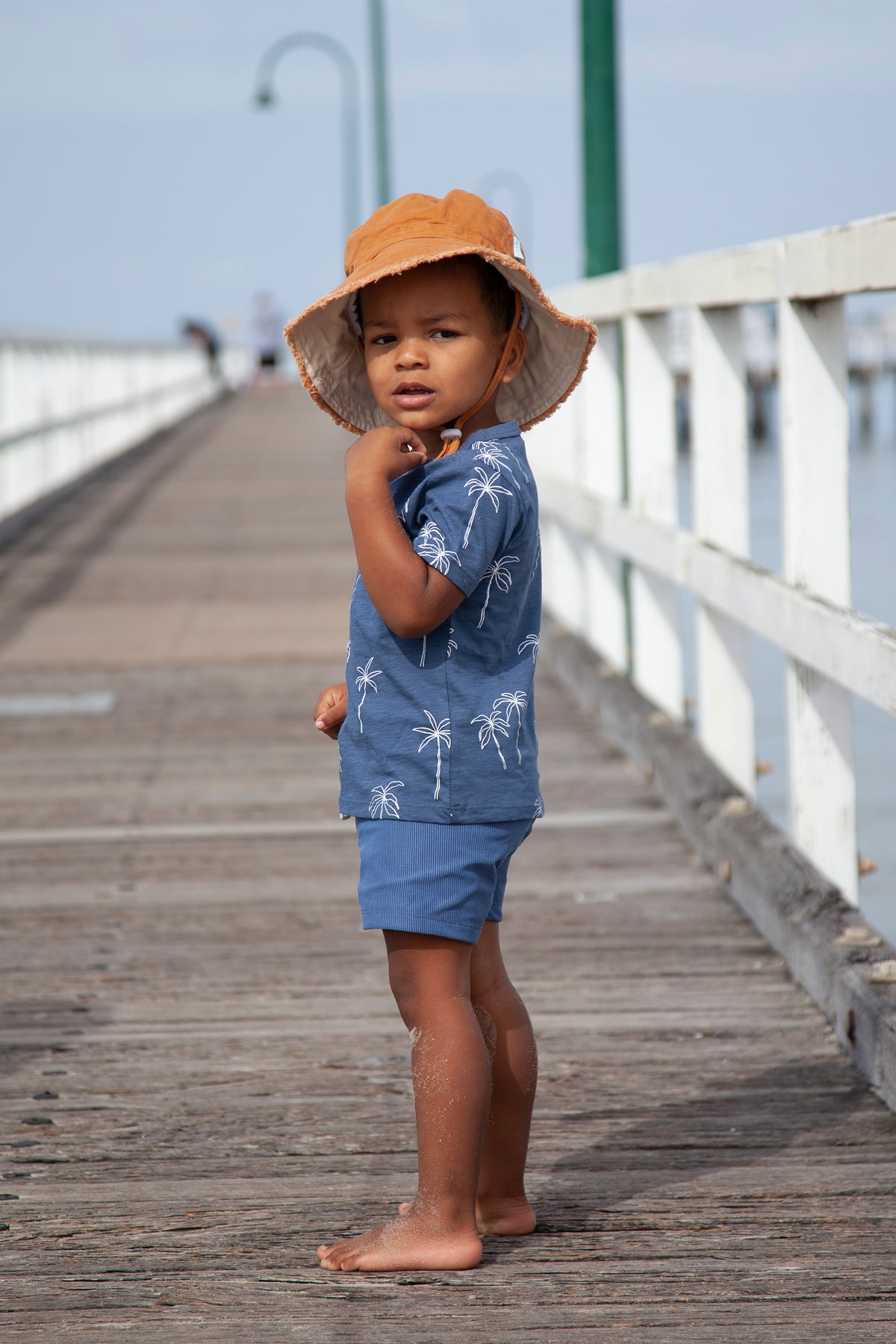 Chestnut Frayed Bucket Hat Chestnut
