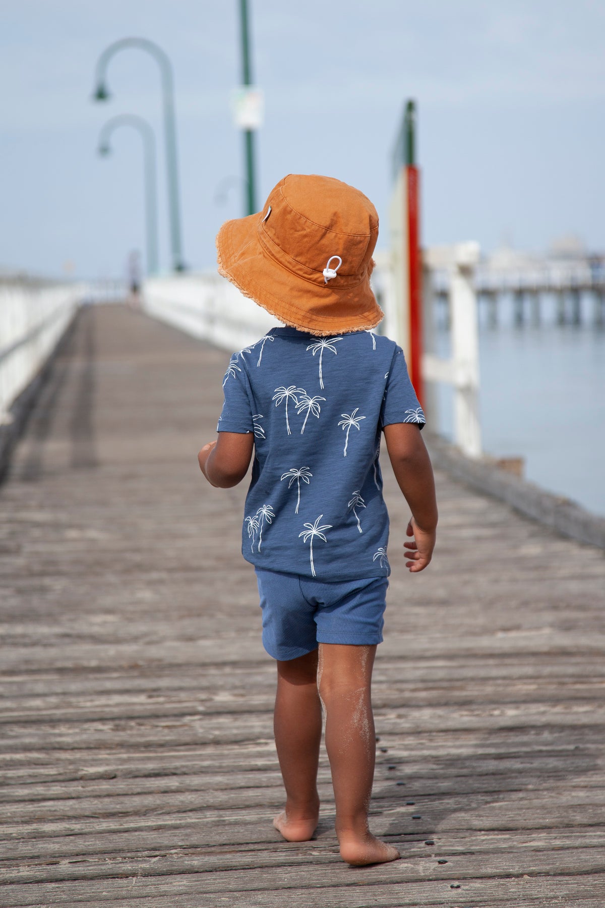 Chestnut Frayed Bucket Hat Chestnut