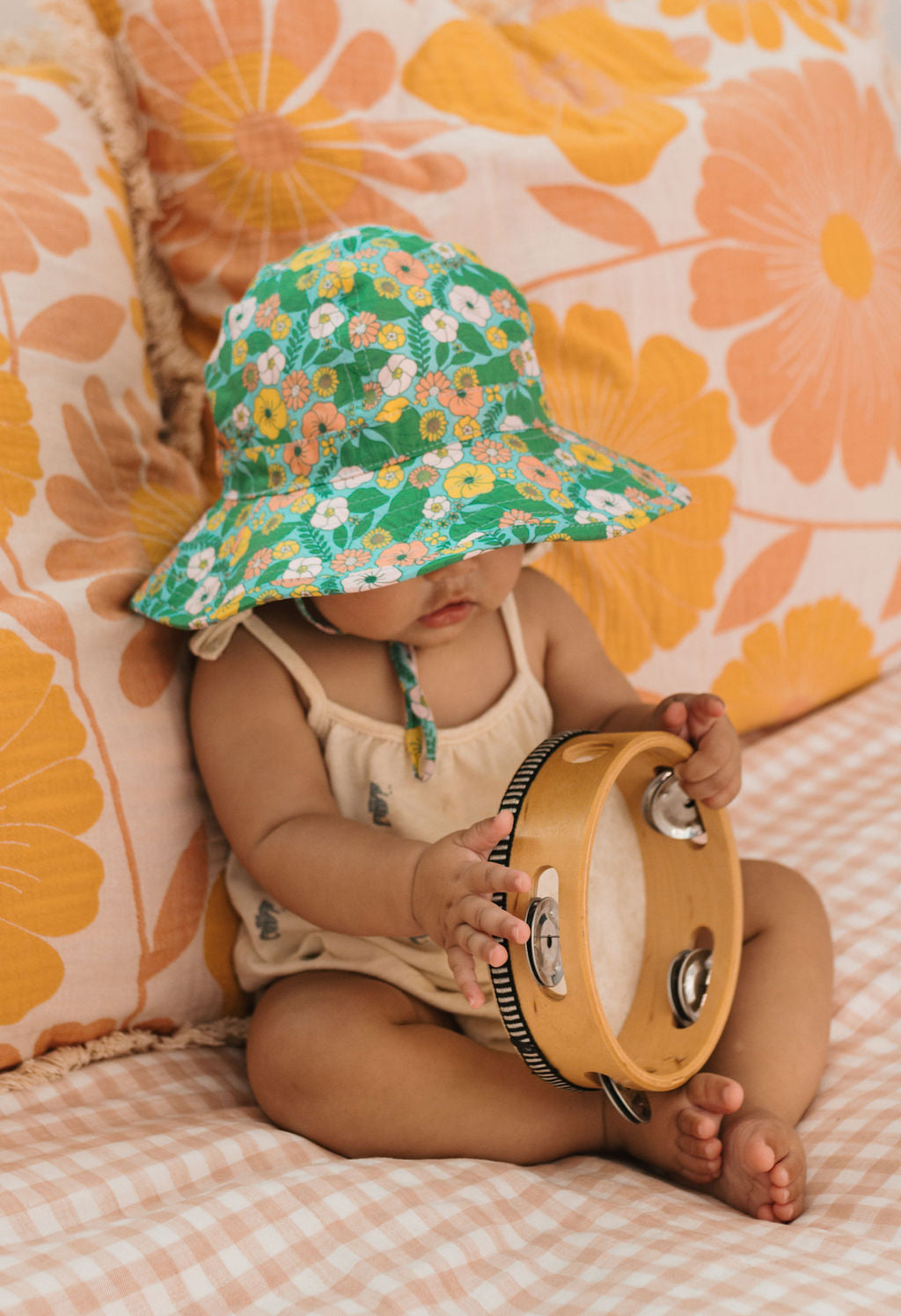 Eden Wide Brim Infant Hat