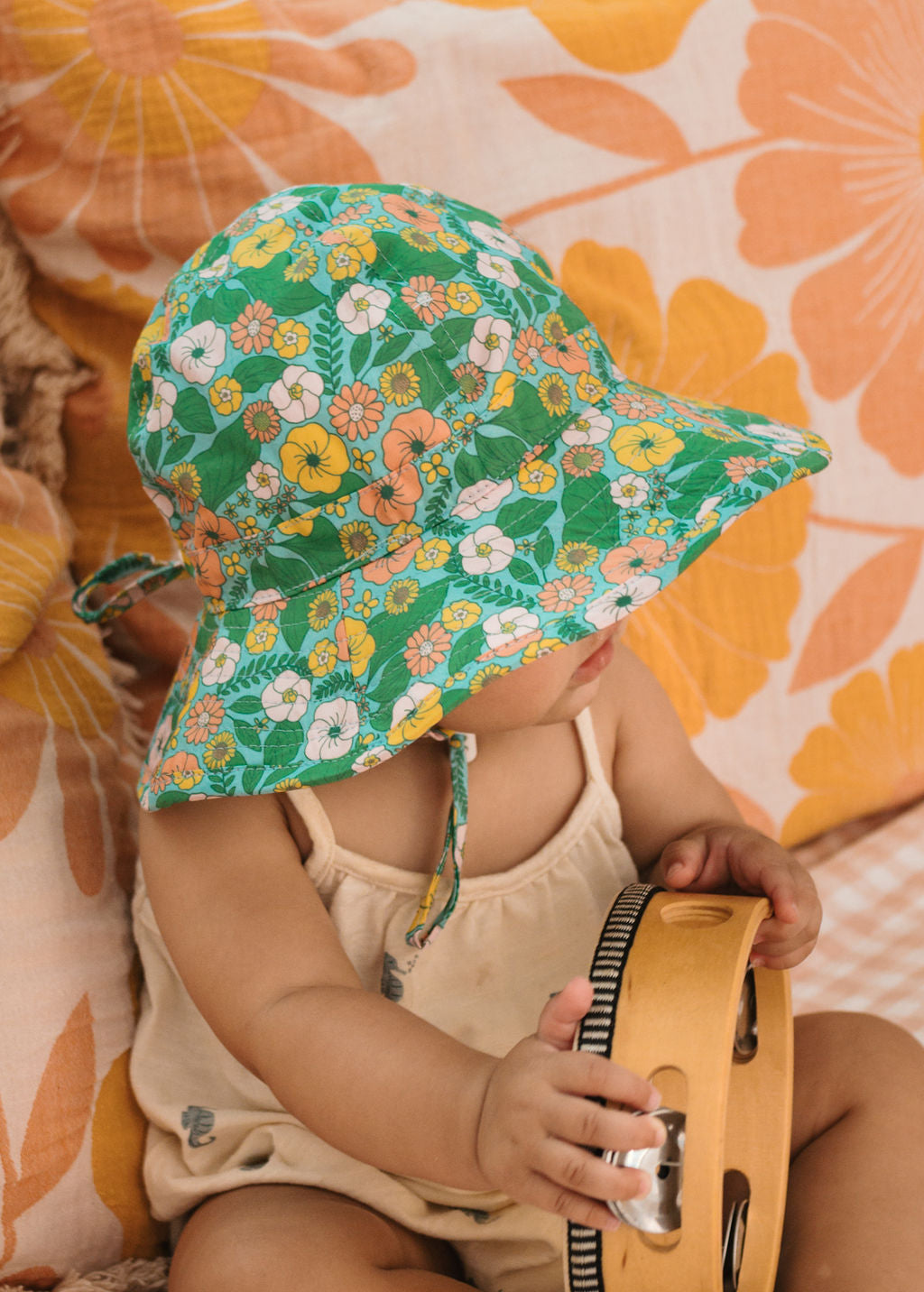 Eden Wide Brim Infant Hat