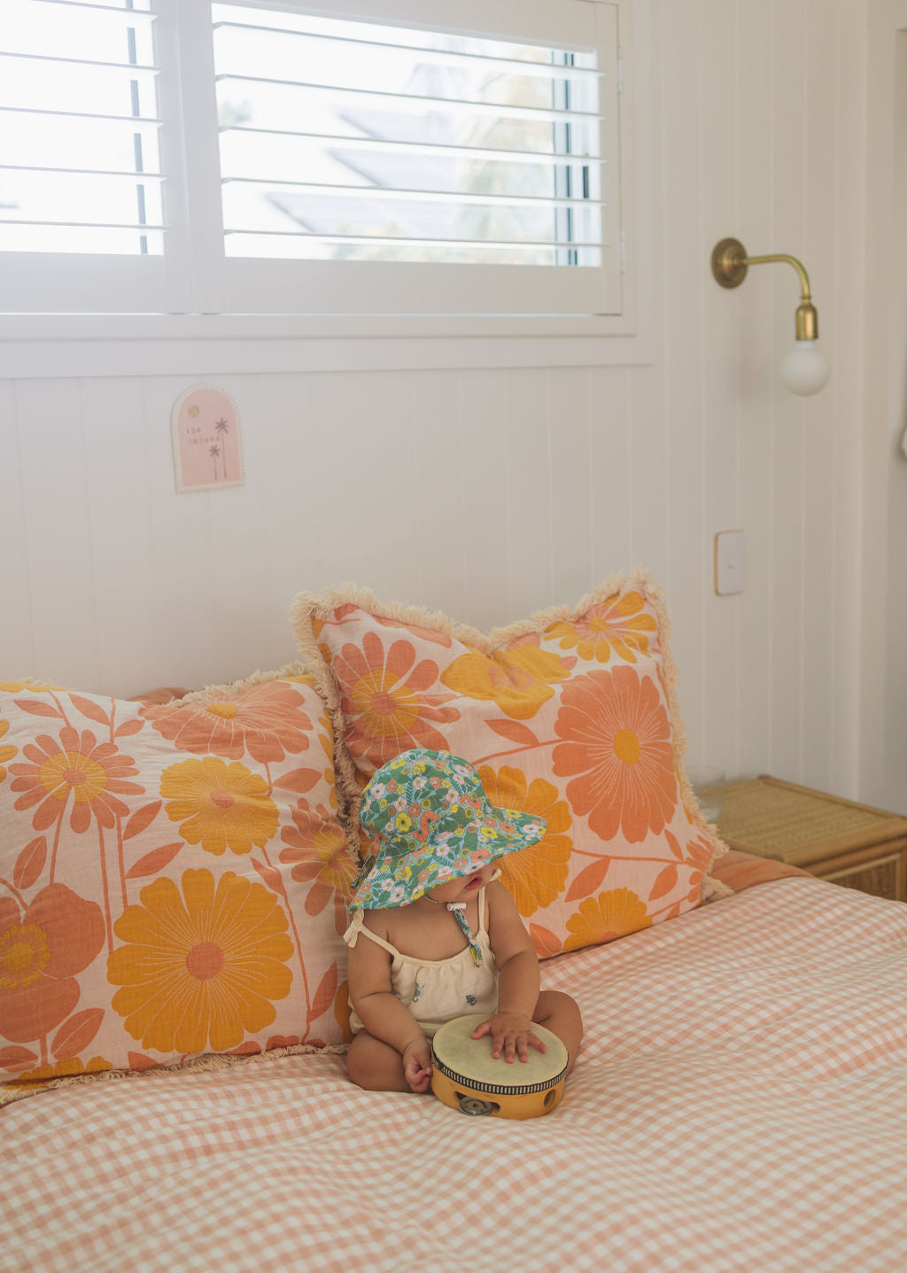 Eden Wide Brim Infant Hat