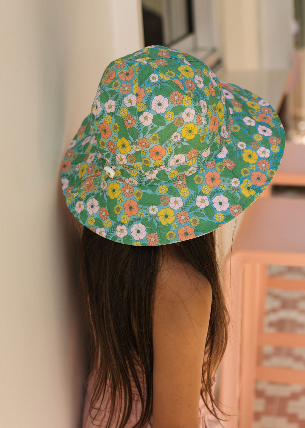 Eden Wide Brim Sunhat Mint and Multi