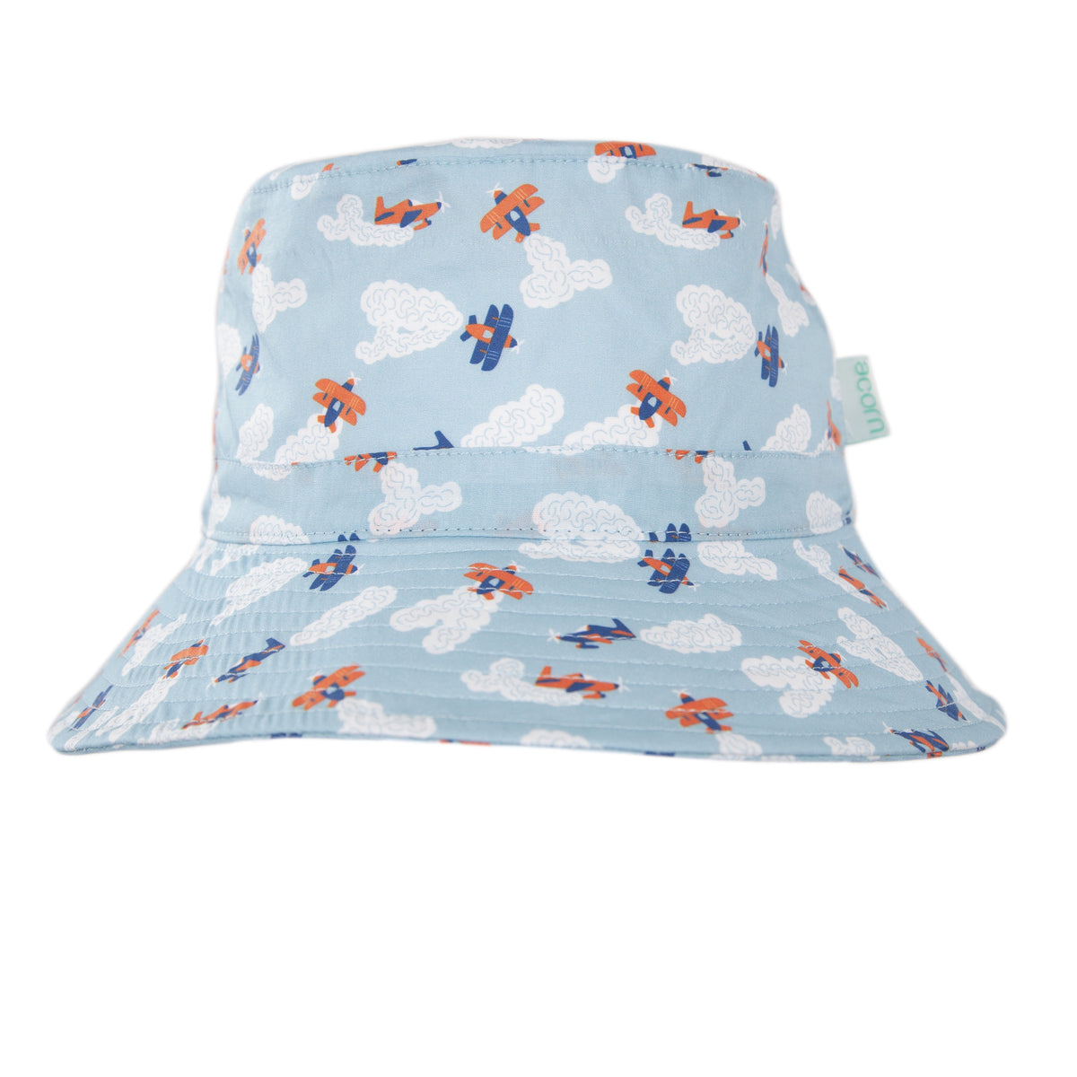 High Flyers Wide Brim Bucket Hat Blue, Red and White