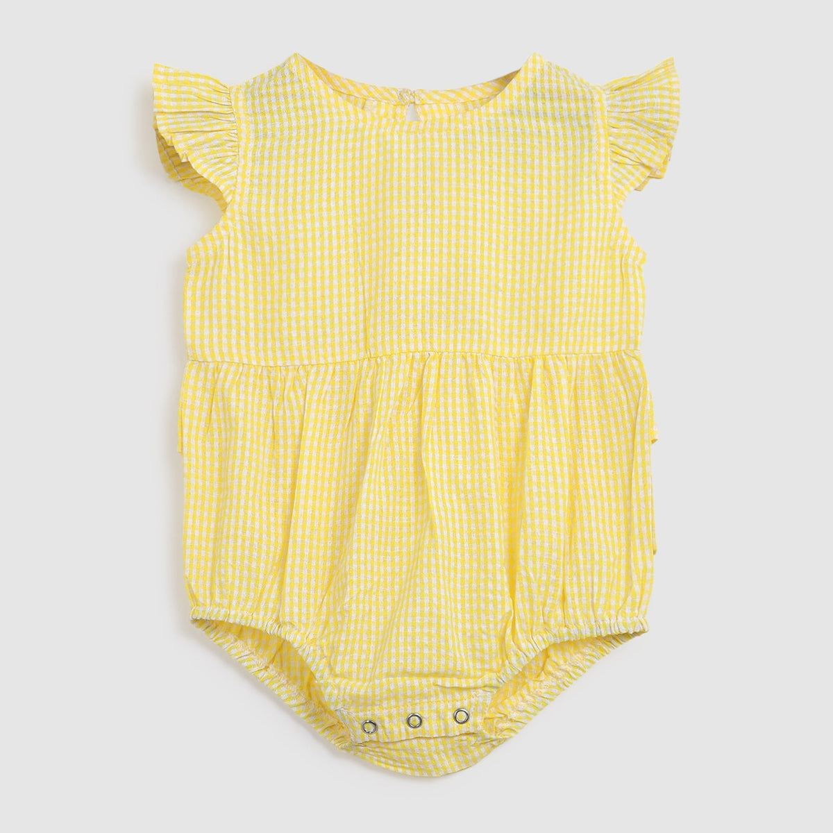 Nellie Playsuit | Yellow Gingham