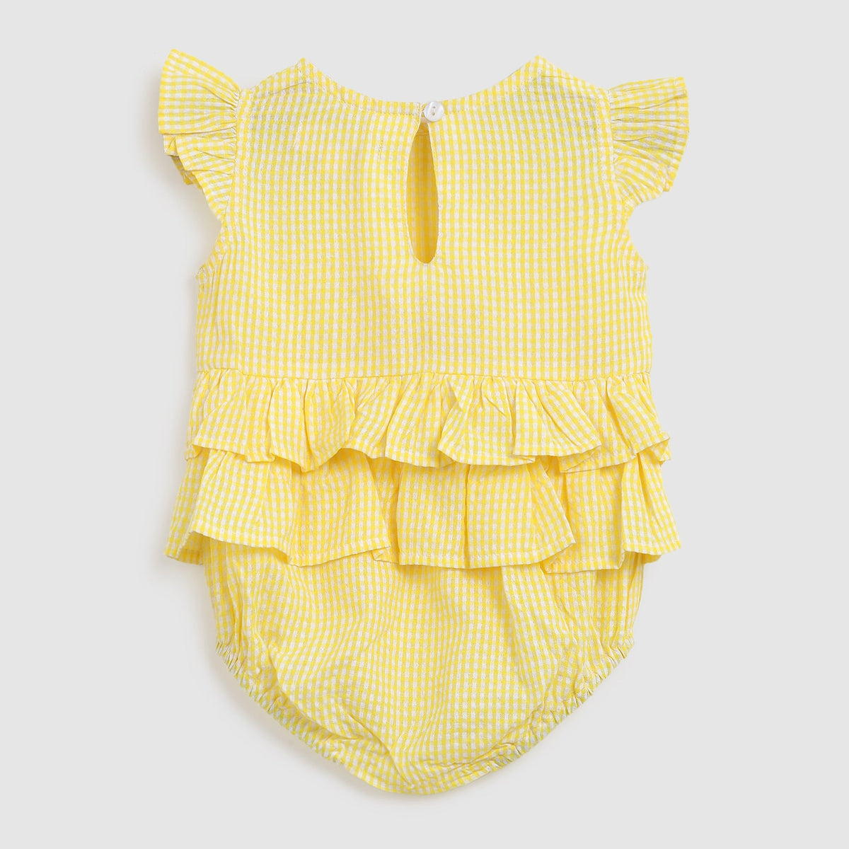 Nellie Playsuit | Yellow Gingham