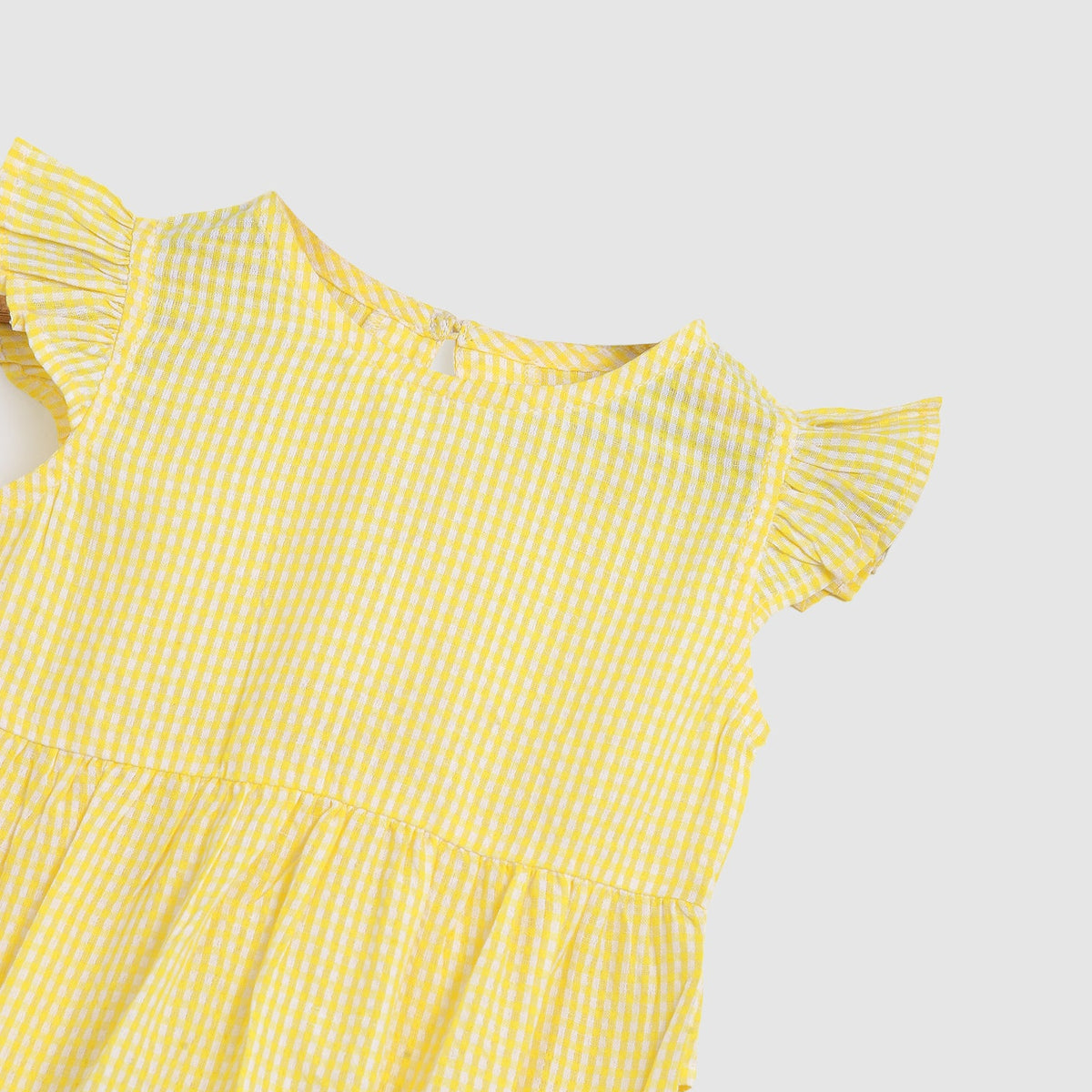 Nellie Playsuit | Yellow Gingham