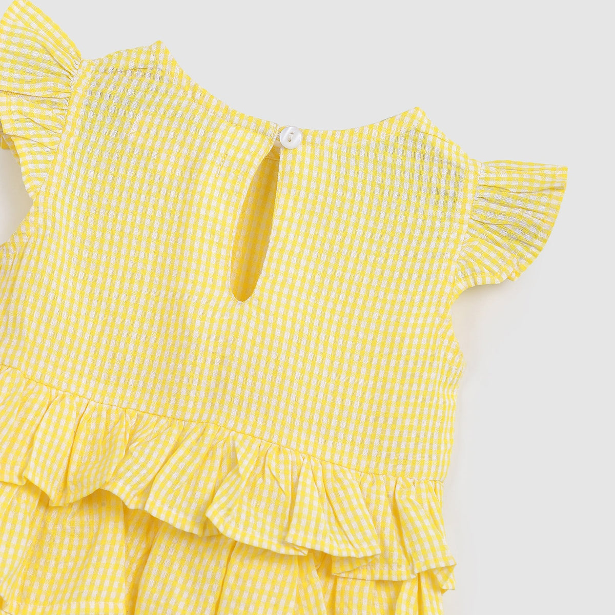 Nellie Playsuit | Yellow Gingham