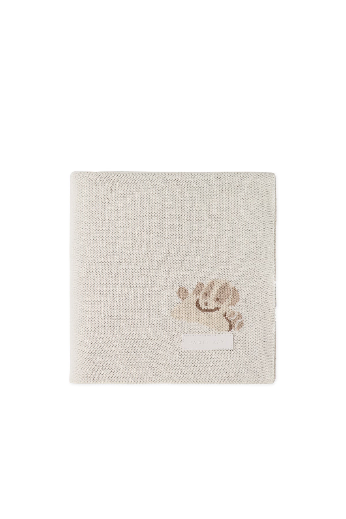Sasha Puppy Knitted Blanket | Tofu