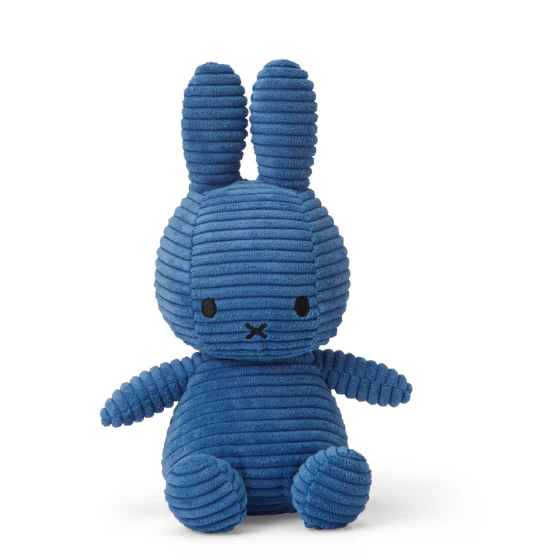 Miffy Sitting Corduroy | Kobalt Blue | 23cm