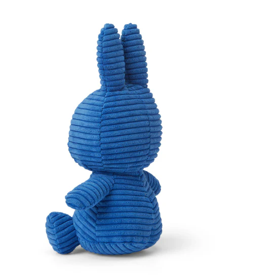 Miffy Sitting Corduroy | Kobalt Blue | 23cm