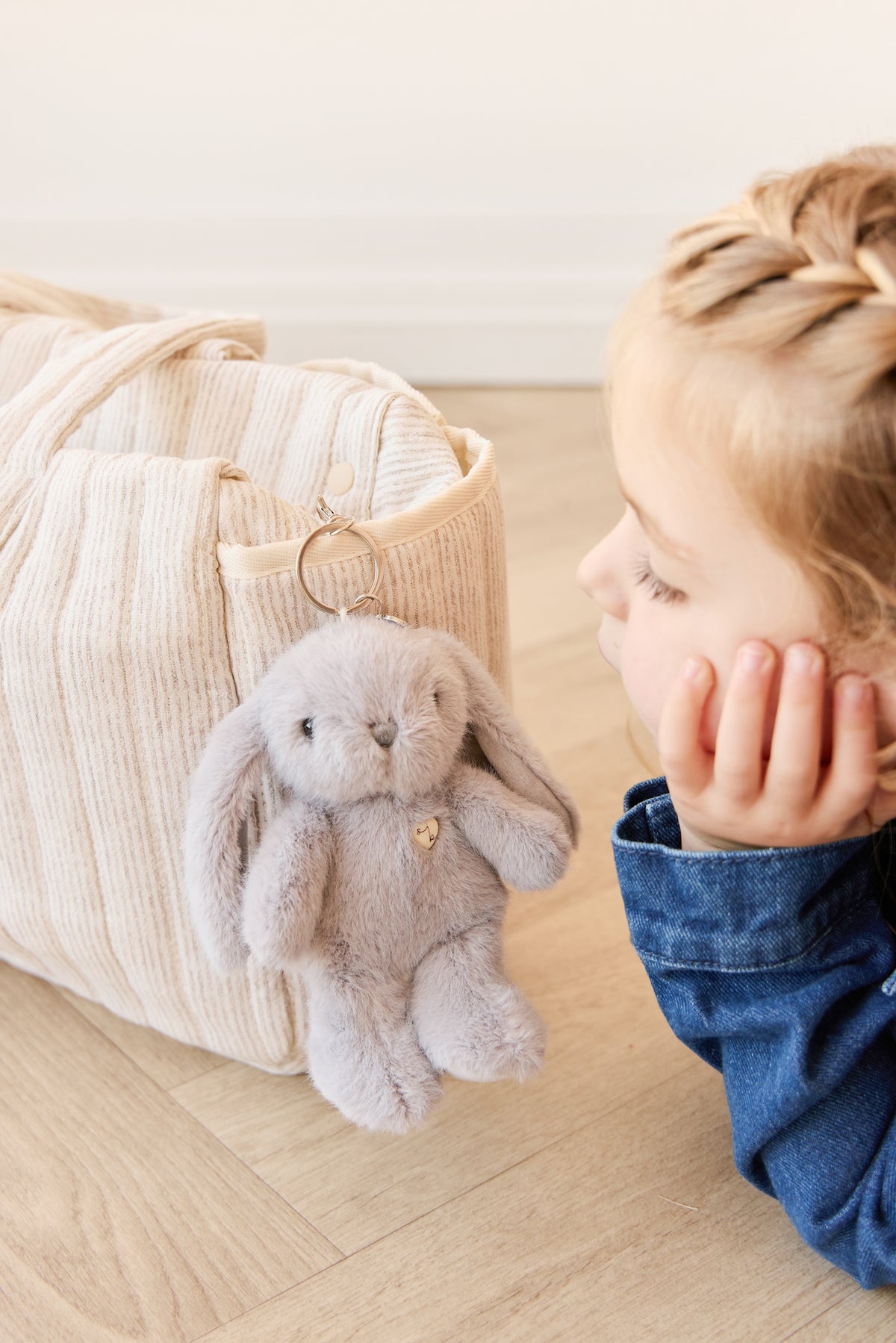 Snuggle Bunnies | Penelope Key Charm | Silver